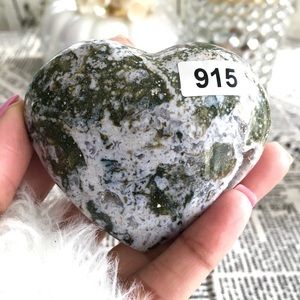 🔥SOLD ON ETSY🔥Tree Agate Heart with Druzy Vug.